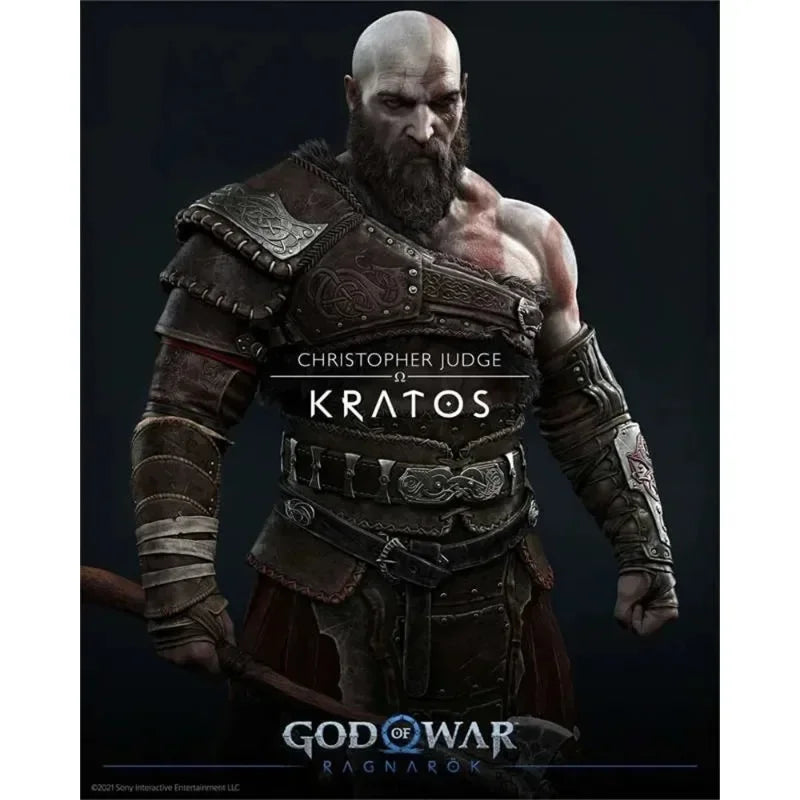 Canvas Painting Posters and Prints Wall Art Anime Pop Game God of War Ragnarok Poster Aesthetics Kratos Gaming