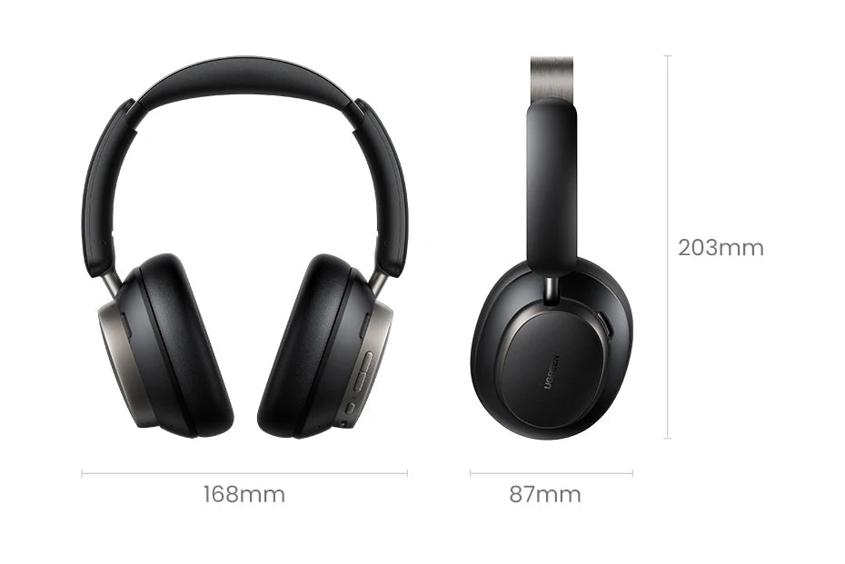UGREEN Studio Pro Wireless Headphones 48dB ANC Bluetooth 6.0 Hi-Res LDAC Over Ear Headset with 120H Battery