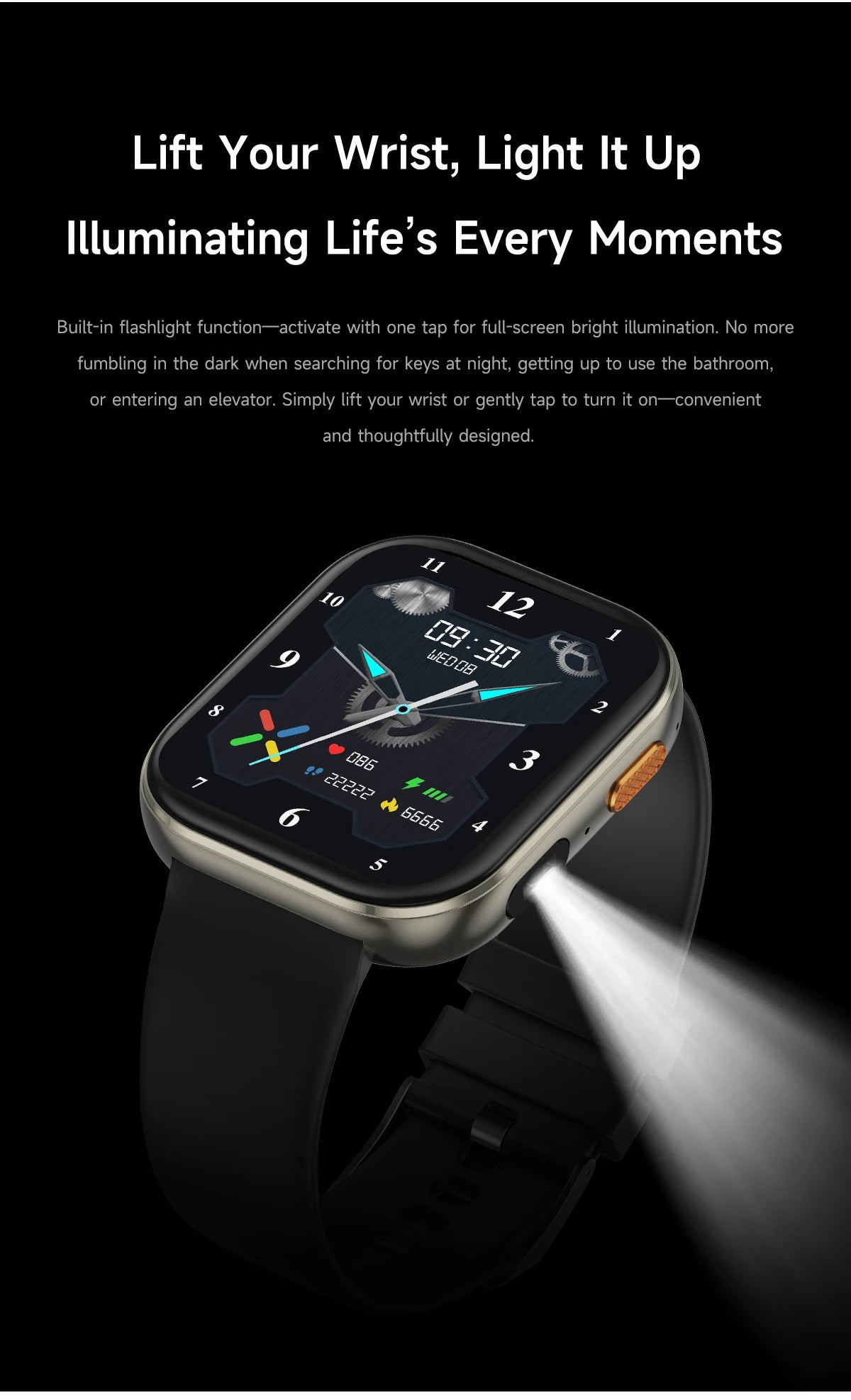 New 1000mAh Battery Smart Watch Women Heart Rate Sleep Monitoring Bluetooth Call IP68 Waterproof Smartwatch Men For Android IOS
