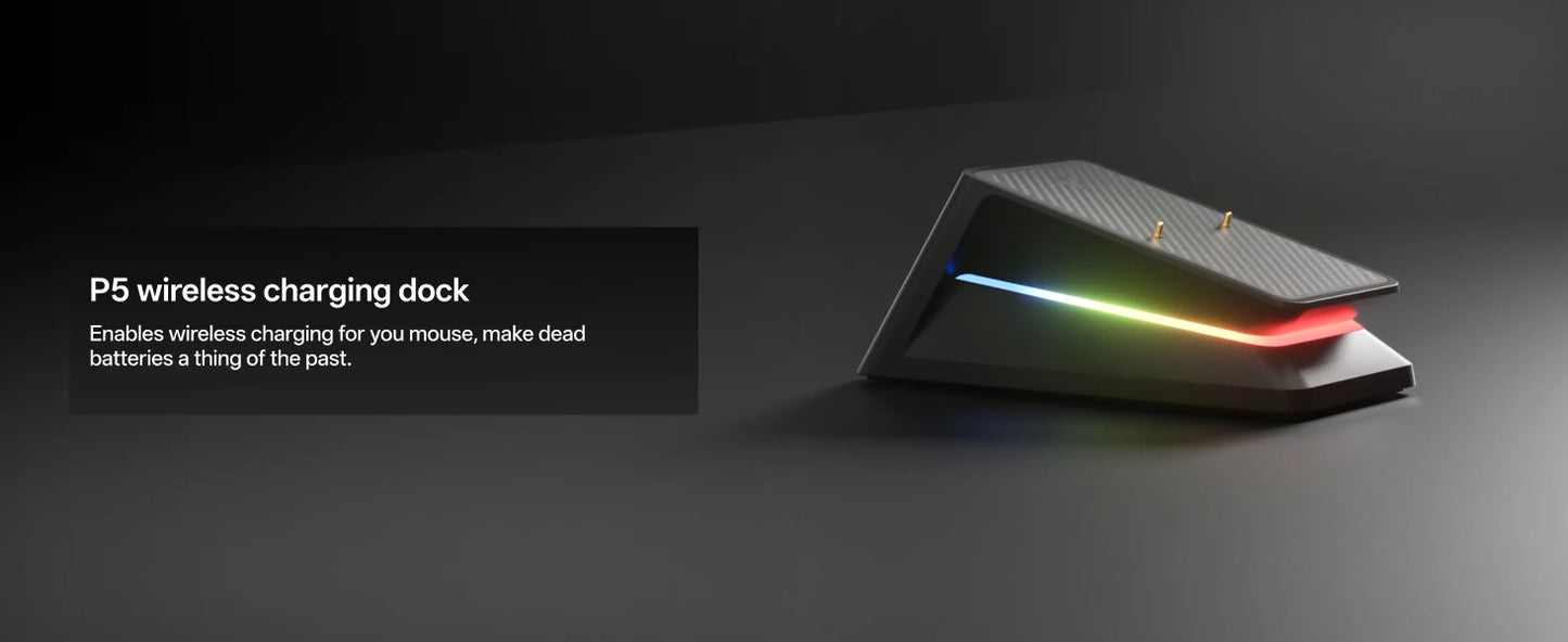 Rapoo VT3S /VT3S MAX GEN-2 Bezprzewodowa mysz gamingowa, prawdziwe 8K Wireless Polling Rate, 49g, ultralekka, czas pracy baterii do 750Hr