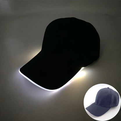 Модерна светеща бейзболна шапка с LED осветление, хип-хоп шапка за бар и клуб, флуоресцентна шапка за мъже и жени, DJ танци, парти аксесоари и костюм costume