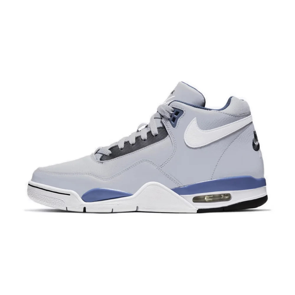 Sneakers da basket retrò Nike Flight Legacy Mid-Top da uomo, nero/bianco, BQ4212-002