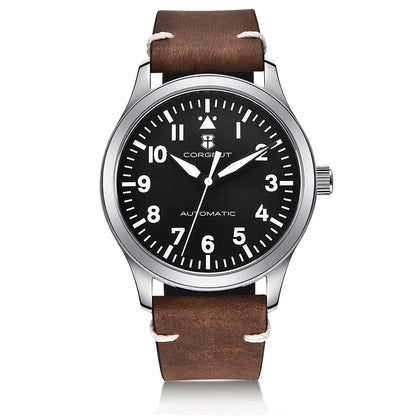 42mm Corgeut Sapphire miyota Watch Military Men Reloj Automatic Luxury Sport Design Clock Lume Leather Mechanical Wrist Watches