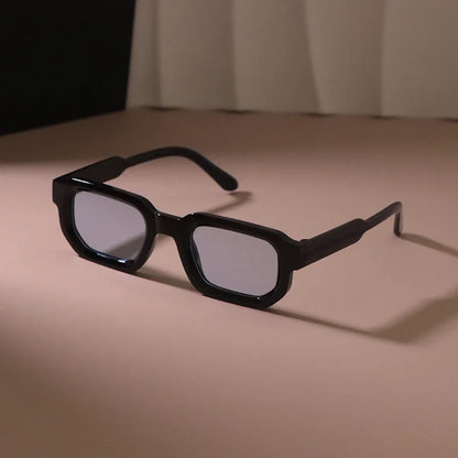 Vintage Women Fashion Square Sunglasses Retro Black Sun Glasses Female Male Eyewear Oculos