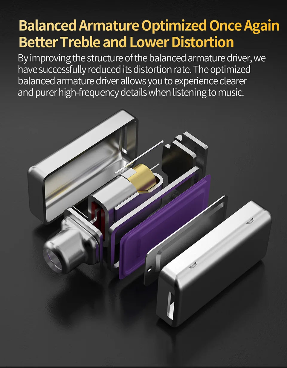 KZ ZSN Pro 2 Hybrid In-Ear Wired Headphones – 1BA+1DD HiFi Bass Noise Cancelling Earphones with Mic