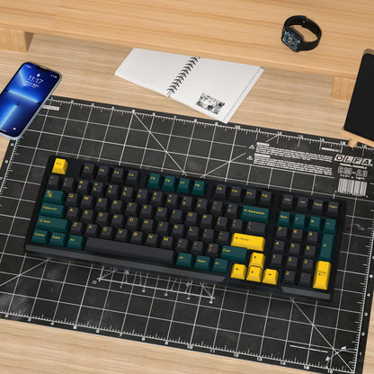 KBDiy GMK MarrsGreen Keycap Cherry Profile Double Shot PBT ISO Keycaps For DIY Gamer Mechanical Keyboard Kit Gaming Point KeyCap