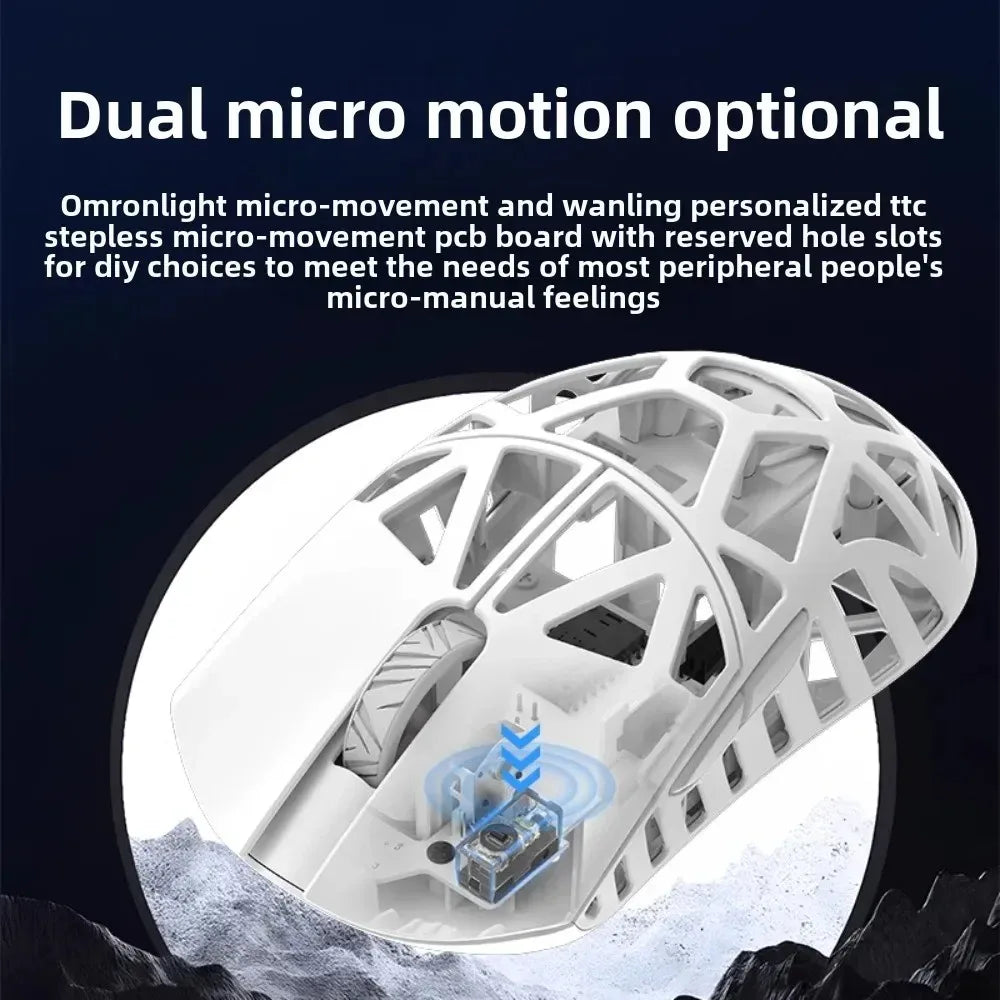 WLMOUSE Beast X Pro Magnesium Alloy Wireless Gaming Mouse, Ultra-Lightweight 8K Gaming Mouse with PAW3950HS Sensor, 30000 DPI, 750 IPS, Type-C Rechargeable