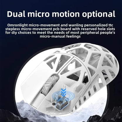 WLMOUSE Beast X Pro Magnesium Alloy Wireless Gaming Mouse, Ultra-Lightweight 8K Gaming Mouse with PAW3950HS Sensor, 30000 DPI, 750 IPS, Type-C Rechargeable