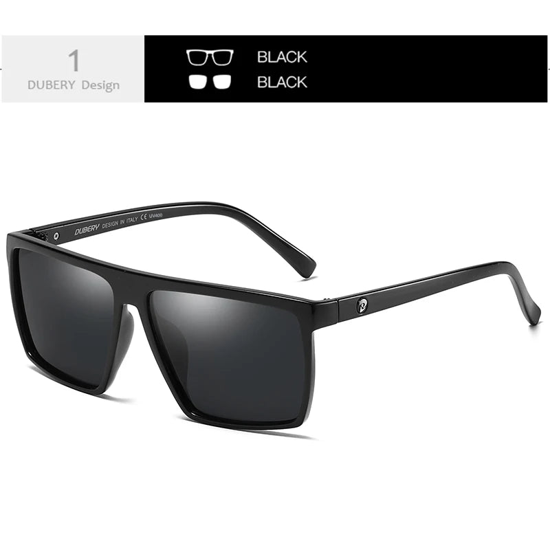 DUBERY Polarized UV400 Protection Sunglasses For Men And Women 8 Colors Model 369
