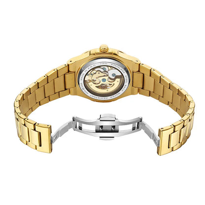 Hollow Out Men's Mechanical Wrist Watches Skeleton Design Luxury Full Automatic Man Watch relogio