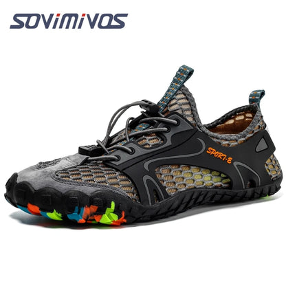 Water Shoes for Men Barefoot Beach Shoes Breathable Sport Shoes Quick Dry River Whtie Sea Aqua Sneakers Soft Beach Sneakers