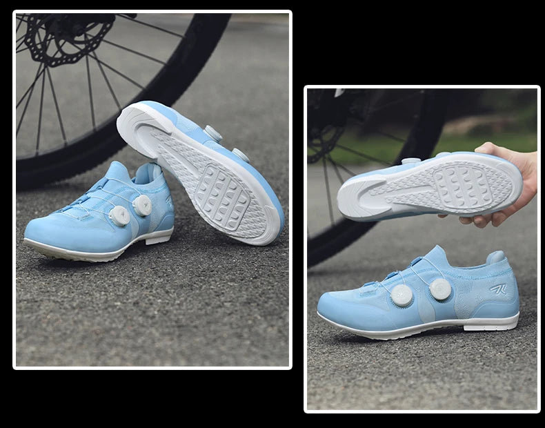 Professional Men Cycling MTB Shoes Route Cleats Speed Road Bike Sneaker Racing Women Flat Bicycle Mountain Spd Biking Footwear