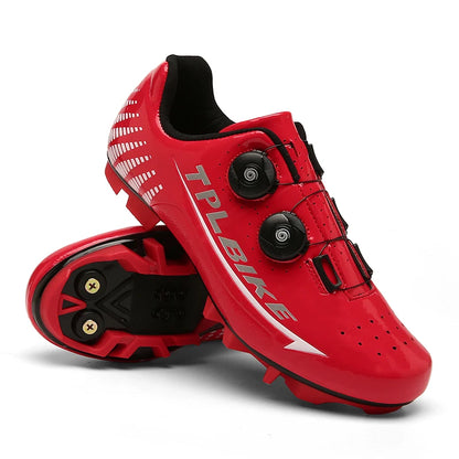 New Men's and Women's Bicycle Shoes,Outdoor Cycling Shoes,Three Functional Soles,Professional Training Shoes