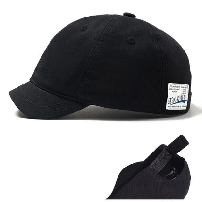 Nagy fejméretű, hátul zárt, 5 cm-es rövid karimájú baseball sapka férfiaknak, hálós, testre szabott sapkák, rugalmas, teljesen zárt sapkák, 56–60 cm, 61–65 cm