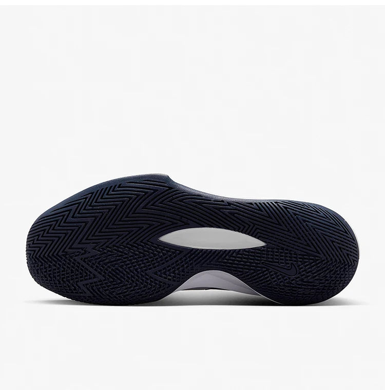 Sapatilhas de basquetebol Nike Precision 5 genuínas para homem, cano baixo DD9535-101