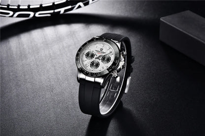 PAGANI DESIGN V2 40MM Quadrante meteorite Orologio da uomo al quarzo Cronografo retro in zaffiro Orologio impermeabile da uomo Reloj0 hombr