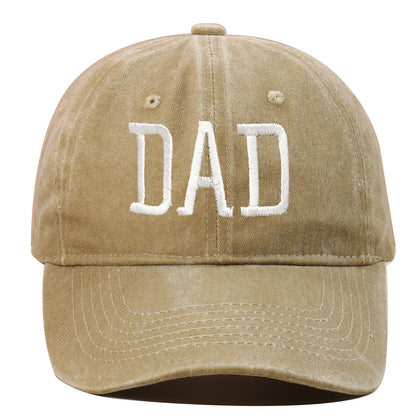 Mom and Dad Embroidered Baseball Hat Retro Sports Running Sunscreen Leisure Daily Versatile Travel Duck Tongue Hat