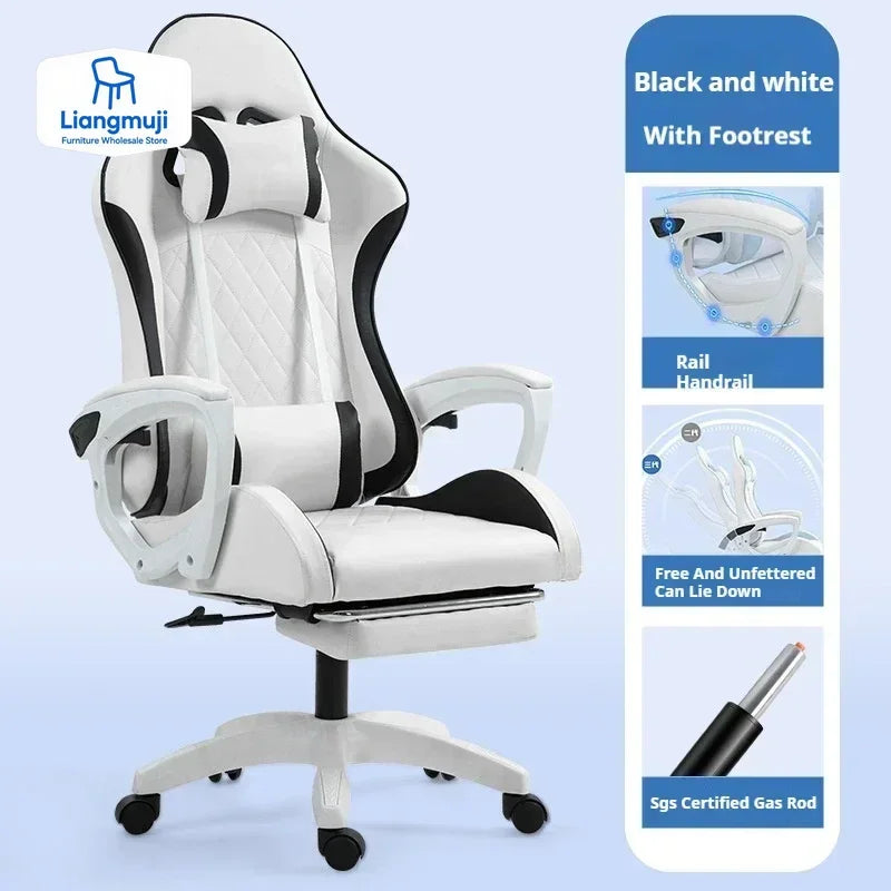 Hot Selling Gaming Chair Ergonomic Racing Gaming Chair Sedentary Comfortable Home Computer Chair for Office Computer Living Room