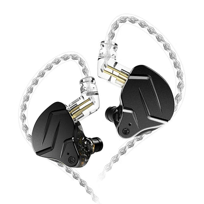 KZ ZSN Pro X Hybrid HiFi Wired Earphones 1BA+1DD Metal In-Ear Earbuds with Detachable Cable, Sport Noise Cancelling Headset