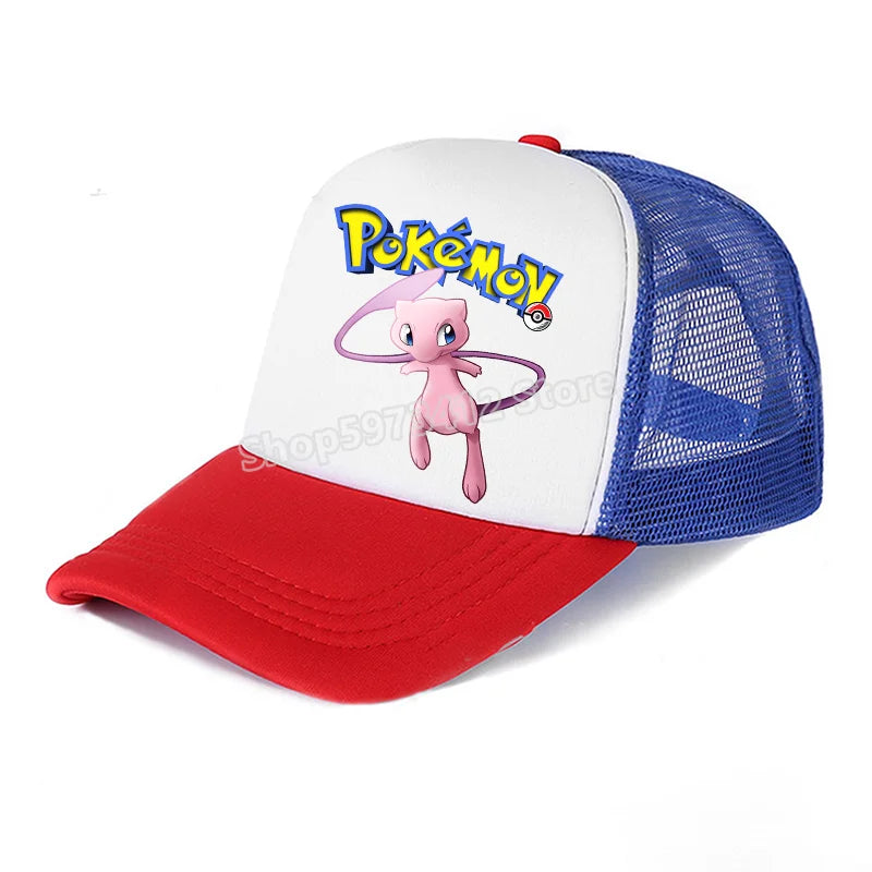 Pokémon baseball sapka Pikachu Charizard Gengar anime csúcsos sapka gyerek felnőtt nyári szabadtéri sport sapkák fiú alkalmi divat sapka ajándék
