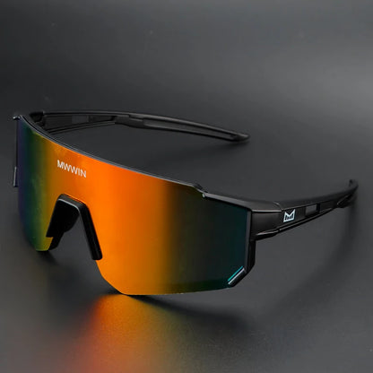 MWWIN Cycling Sunglasses MTB Glasses Bike Cycling UV400 Eyewear Men Women Bicycle Mountain Outdoor Sports Hiking Eyewear