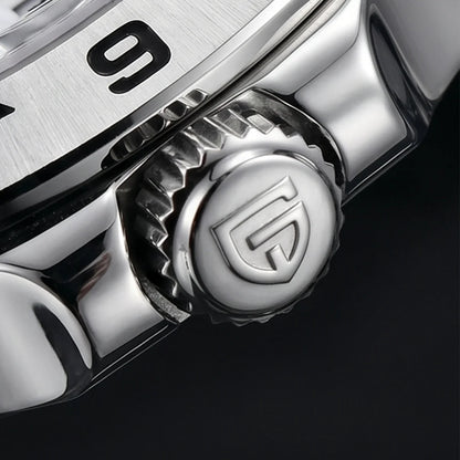 Pagani Design 2026 Nuovo orologio subacqueo da uomo 42mm in zaffiro, automatico meccanico GMT, impermeabile 100m PD1682