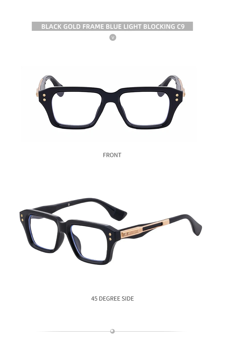 Polarized Classic Square Sunglasses Men 2026 Luxury Brand Steampunk UV400 Driving Sun Glasses For Male Trendy Small Frame Shades