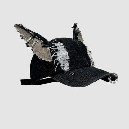 Șapcă de baseball în stil hip-hop – Pălărie de cowboy la modă, în stil graffiti și blugi, pentru femei/bărbați, accesoriu de modă unisex pentru petreceri și echipe