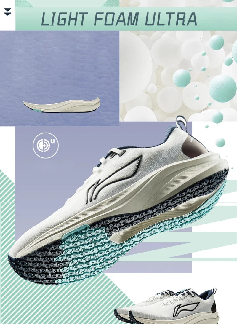 Li-Ning RED HARE 8 racersko til mænd LIGHT FOAM ULTRA reflekterende, støddæmpende og stabile sko LiNing lette sneakers ARPV001