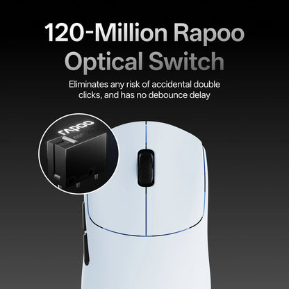 Rapoo VT0 Air MAX Wireless Gaming Mouse, 8K Wireless Polling Rate, 39g Ultra-Lightweight Esports Mouse, 30000 DPI Optical Gaming Mouse