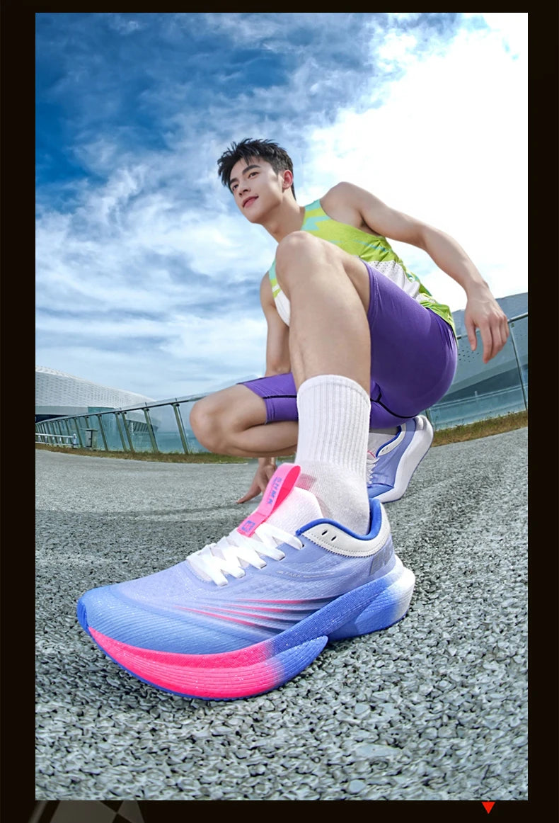 New Running Shoes Carbon Board Marathon Men Sports Breathable Lightweight Women's Comfortable Athletic Nonskid Sneakers Casual