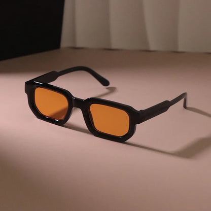 Vintage Women Fashion Square Sunglasses Retro Black Sun Glasses Female Male Eyewear Oculos