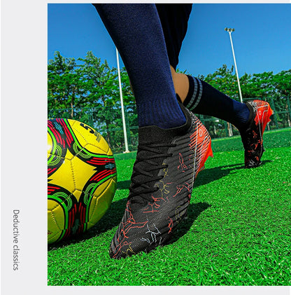 Nové pánské fotbalové kopačky velkoobchodně, protiskluzové tenisky na trénink, fotbalová obuv špičkové kvality FG, dropshipping, unisex pro dospělé