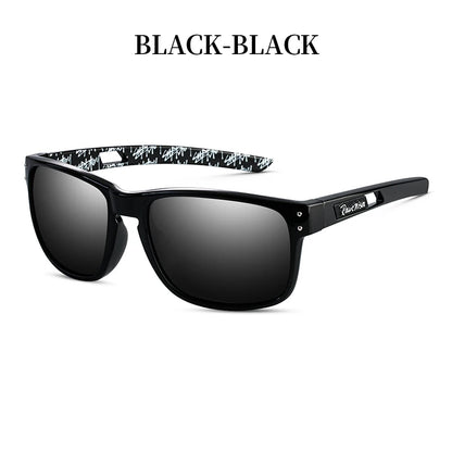 Men's Sunglasses New Arrival Square Polarized Sunglasses Goggles Sun Glasses TR90  With UV Protection