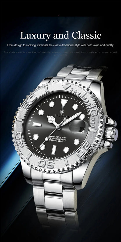 Luxury Watch Man High Quality New Brand Sports Fashion Quartz Wristwatches Men Gifts Automatic Watches Mens Coffee Digital Clock