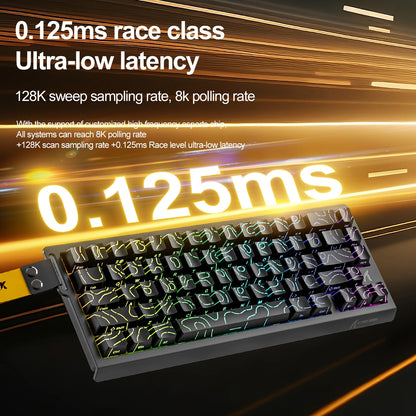 Magnetic Switch Gaming Keyboard Attack Shark X68HE And FreeWolf F68/F68Pro 8K Wired 1K Wireless RGB Rapid Trigger Hall Effect