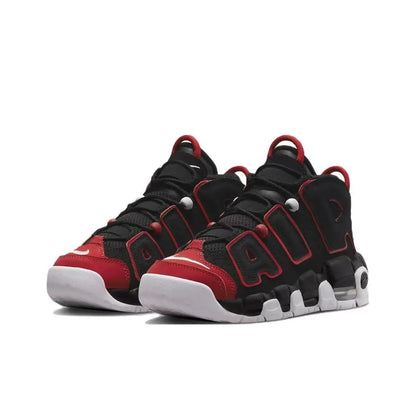 Nike Air More Uptempo leather, trendy, shock-absorbing mid-cut sneakers DQ6200-001