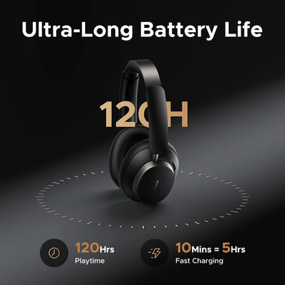 UGREEN Studio Pro Wireless Headphones 48dB ANC Bluetooth 6.0 Hi-Res LDAC Over Ear Headset with 120H Battery