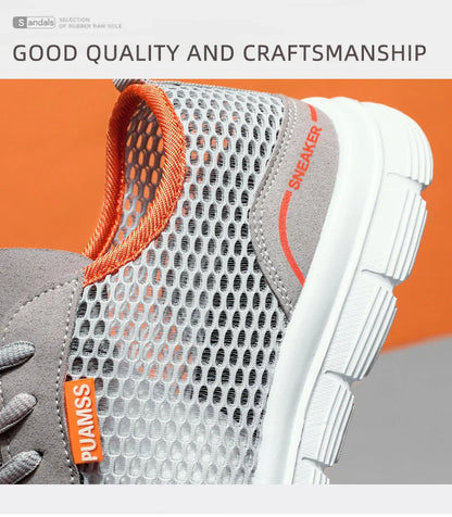 Men's Sneakers Summer Mesh Running Shoes Lightweight and Breathable Sneakers for Men