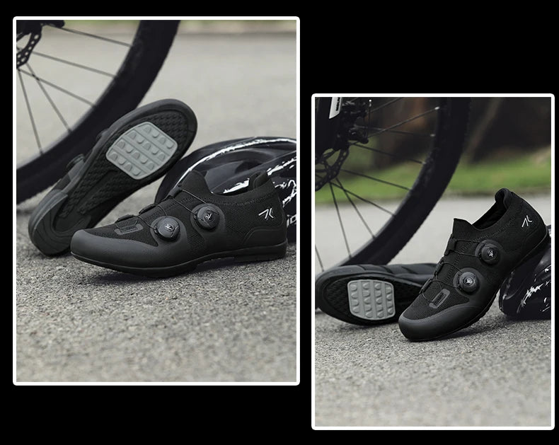 Professional Men Cycling MTB Shoes Route Cleats Speed Road Bike Sneaker Racing Women Flat Bicycle Mountain Spd Biking Footwear