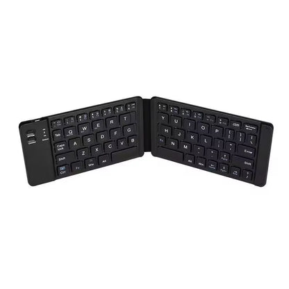 Teclado Bluetooth sem fios dobrável e recarregável para iPad, telemóvel, tablet, notebook e escritório — mini teclado sem fios