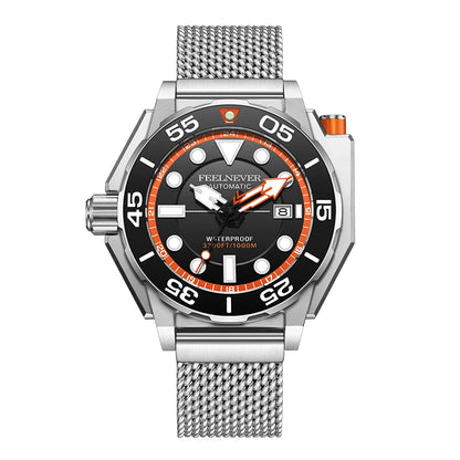 FeelNever New Top brand Men Luxury Watch 1000m Waterproof BGW9 Super luminous relogios masculinos Automatic Mechanical Watches