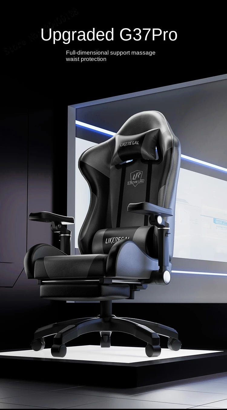 New Gaming Chair 9D Mechanical Dynamic Armrests 3D Lumbar Support Wide Seat Ergonomic Chair Gaming  Live Streaming  Swivel Chair