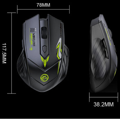 Rechargeable Wireless Mouse 2.4Ghz Gaming Computer Bluetooth Mouse 1600DPI Ergonomic Gamer Mice For PC Office Laptop