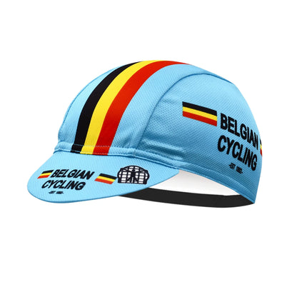 Cool style Cycling Caps Summer Breathable Sports Bicycle Hats Quick Dry Polyester Black Blue Bike Hats Classical Retro Runing