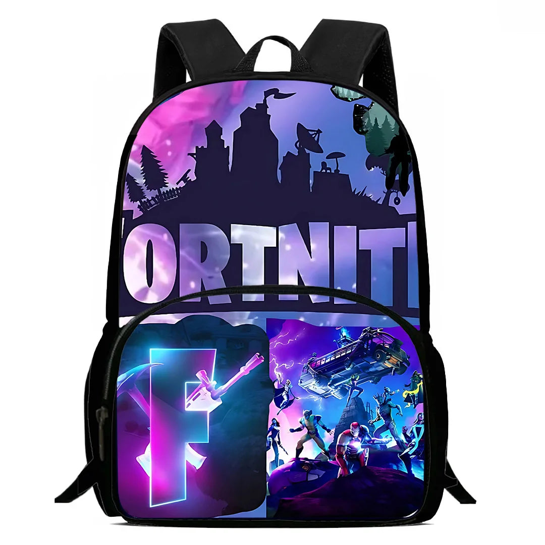 Klasični otroški nahrbtniki Game Fortnites za dečke in deklice, darilo za rojstni dan za učence, otroške šolske torbe z veliko prostornino, trpežen nahrbtnik za kampiranje