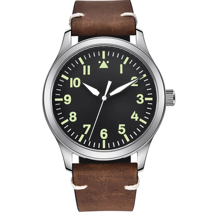 42mm Corgeut Sapphire miyota Watch Military Men Reloj Automatic Luxury Sport Design Clock Lume Leather Mechanical Wrist Watches