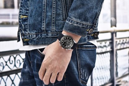 PAGANI DESIGN New 45mm Men Quartz Watch Rubber Belt Men's Luxury Watch Fashion Casual Sports Male Clock Relogio Maasculino