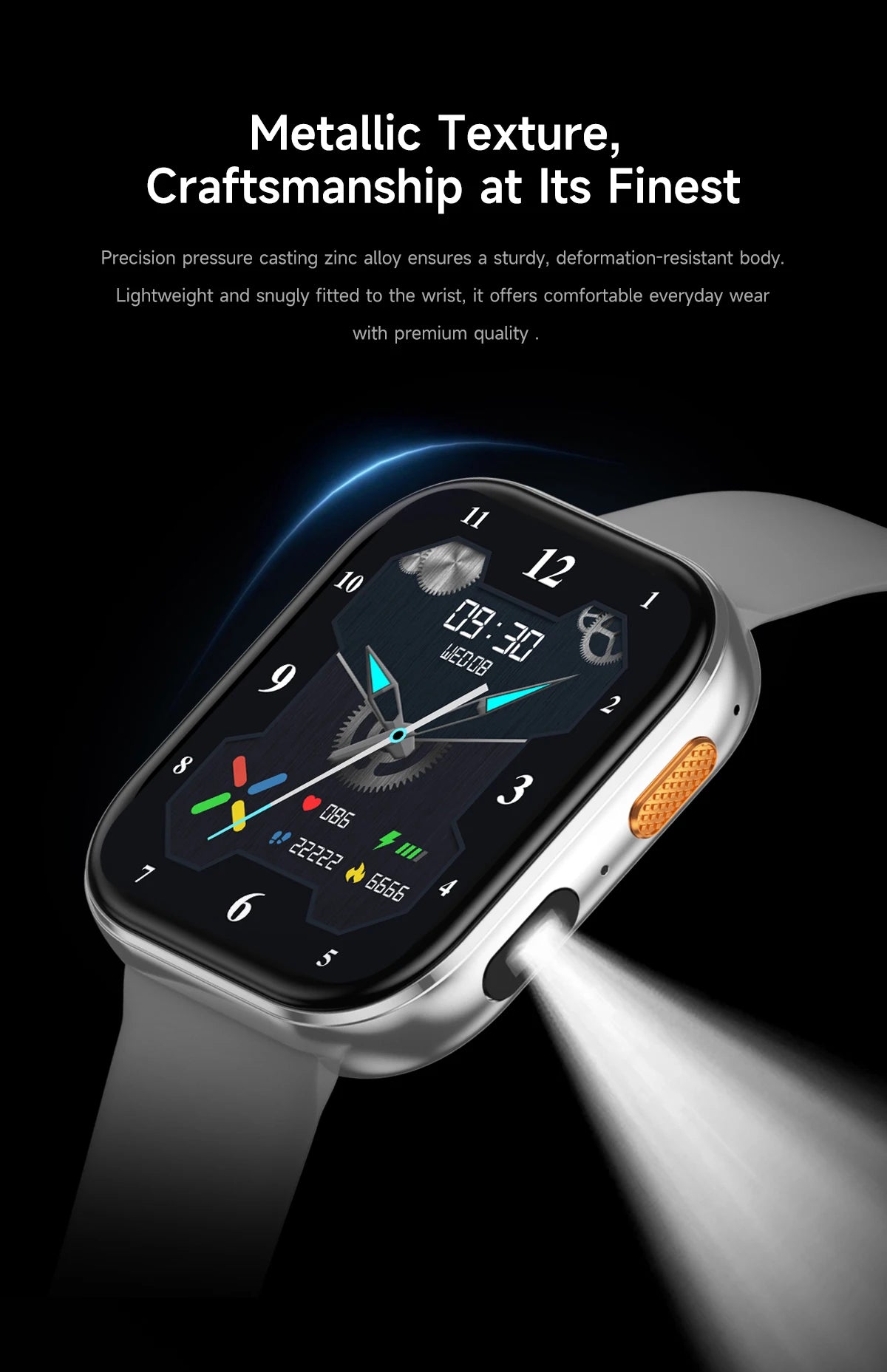 New 1000mAh Battery Smart Watch Women Heart Rate Sleep Monitoring Bluetooth Call IP68 Waterproof Smartwatch Men For Android IOS