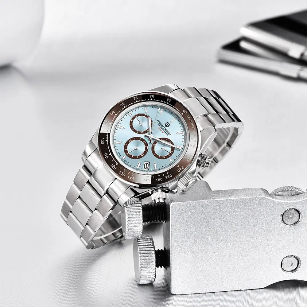 PAGANI DESIGN 2026 New Sport Chronograph Top Brand Luxury Quartz Watch For Men Sapphire crystal  Automatic Date Wrist watch Men